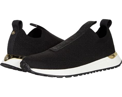 michael michael kors women's bodie slip on sneakers|Michael Kors black glitter sneakers.